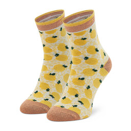 Cabaïa Calcetines altos para mujer Cabaïa Coleen & Thibault SOKW22 Amarillo