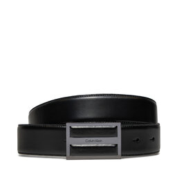 Calvin Klein Herrengürtel Calvin Klein Leather Inlay Plaque 35mm K50K511956 Schwarz