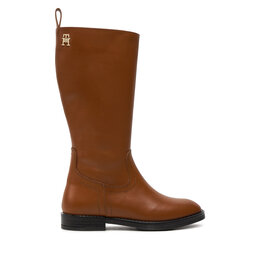 Tommy Hilfiger Kozačky Tommy Hilfiger T4A6-33591-0092520 M Hnědá