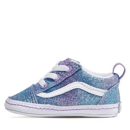 

Кросівки Vans Old Skool Crib VN0A3U8KABN1 (Ombre Glitter) Mit/Trwwht, Фіолетовий