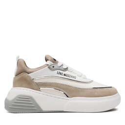 

Снікерcи LOVE MOSCHINO JA15845G0FJH510A Bian/Beige/Arge, Бежевий