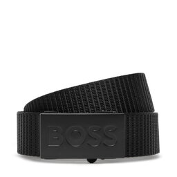 BOSS Pánský pásek BOSS Bosper-Tape 50548405 10243408 01 Černá