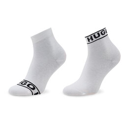 Hugo Σετ 2 ζευγάρια ψηλές κάλτσες γυναικείες Hugo Logo 50469291 100