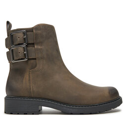 Clarks Polokozačky Clarks Orinoco 2 Bay 26178857 Hnědá