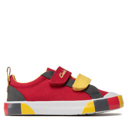 

Кеди Clarks Foxing Lo K 261665707 M Red Combi, Червоний