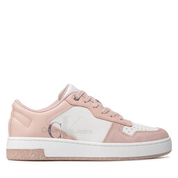 

Снікерcи Calvin Klein Jeans Cupsole Laceup Basket Glitter YW0YW00605 Pale Conch Shell TFT, Рожевий