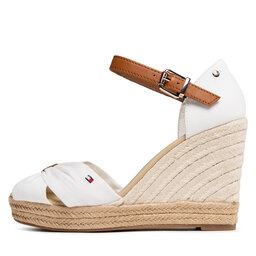 

Еспадрильї Tommy Hilfiger Basic Opened Toe High Wedge FW0FW04784 Ivory YBI, Білий