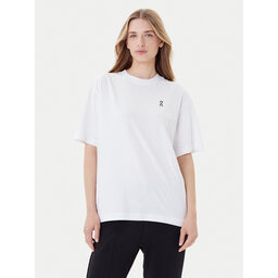 On On Camiseta Club-T 1WE1006 Blanco Relaxed Fit