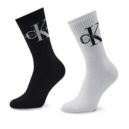 Calvin Klein Jeans 4 pár hosszú szárú női zokni Calvin Klein Jeans 701219844 Black Combo 001