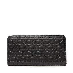 

Великий жіночий гаманець Calvin Klein Ck Must Z/A Wallet Lg Embossed K60K610253 BAX, Чорний
