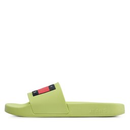 

Шльопанці Tommy Jeans Flag Pool Sld Ess EN0EN02115 Light Citrus MSA, Зелений