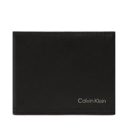 Calvin Klein Portofel Mare pentru Bărbați Calvin Klein Duo Stitch Bifold 6Cc W/Bill K50K510323 BAX