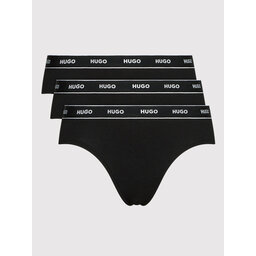 HUGO Hugo Set 3 parov spodnjih hlačk 50469657 Črna