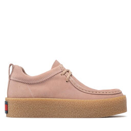 

Туфлі Tommy Jeans Tommy Jeans Suede Shoe EN0EN01906 Balanced Beige AE9, Рожевий