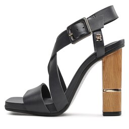 

Босоніжки Tommy Hilfiger Hardware Block High Heel FW0FW07016 Space Blue DW6, Cиній