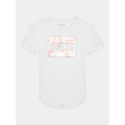 Guess Guess Camiseta J4RI32 KAPO0 Blanco Regular Fit