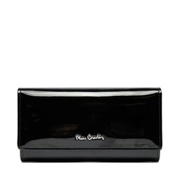 Pierre Cardin Μεγάλο Πορτοφόλι Γυναικείο Pierre Cardin 07 SHINY 100 Μαύρο