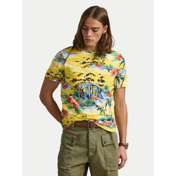 Polo Ralph Lauren Polo Ralph Lauren Marškinėliai 710963813001 Geltona Custom Slim Fit
