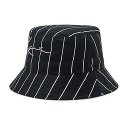 Karl Kani Καπέλο Karl Kani Signature Pinstripe Bucket 7015468 Black/White