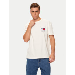 Tommy Jeans Tommy Jeans Camiseta Fun Novelty DM0DM19686 Écru Regular Fit