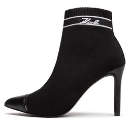 

Ботильйони KARL LAGERFELD KL31352 Black Knit Textile, Чорний