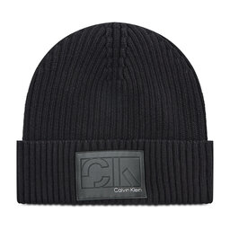 Calvin Klein Mütze Calvin Klein Reimagined Logo Beani K50K509224 Ck Black BAX
