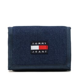 Tommy Jeans Portafoglio grande da uomo Tommy Jeans Tjm Heritage Denim Trifold AM0AM11112 0GY