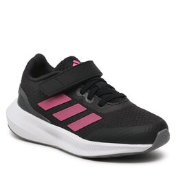 adidas Batai adidas Runfalcon 3.0 Sport Running Elastic Lace Top Strap Shoes HP5875 Juoda