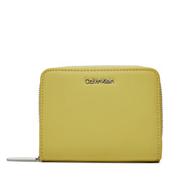 Calvin Klein Malá dámská peněženka Calvin Klein Ck Must Z/A Wallet W/Flap Md K60K607432 Žlutá