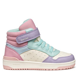 Geox Sneakersy Geox J Washiba J36HXA 05415 C8343 S Różowy