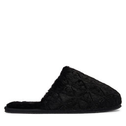 Calvin Klein Hausschuhe Calvin Klein Home Slipper Fur Aop HW0HW03218 Schwarz