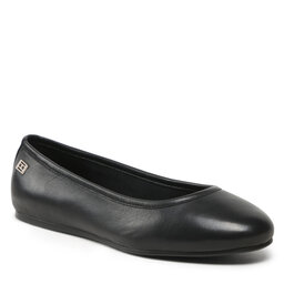 Tommy Hilfiger Ballerinaskor Tommy Hilfiger Essential Chic Ballerina FW0FW07352 Black BDS