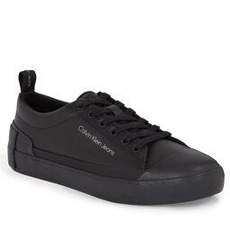 

Снікерcи Calvin Klein Jeans Vulcanized Laceup Low Lth YM0YM00795 Triple Black 0GT, Чорний