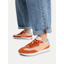 Tommy Hilfiger Sneakers Tommy Hilfiger Th Retro Runner Mix FW0FW09410 Orange