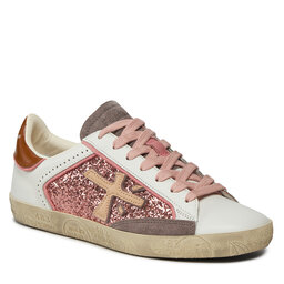 Premiata Sneakersy Premiata Stevend 6481 Pink/White