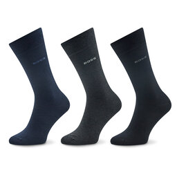 Boss Zestaw 3 par wysokich skarpet męskich Boss 50484005 Multicolor