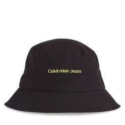 Calvin Klein Jeans Капелюх Calvin Klein Jeans Institutional Bucket Hat K50K511795 Black/Sharp Green 0GX