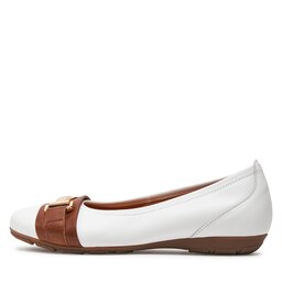 

Балетки Gabor 44.167.21 Weiss/Camel (Gold) 21, Білий