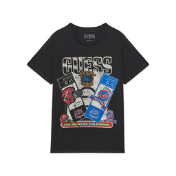 Guess Guess T-Shirt L5YI10 K8HM4 Μαύρο Regular Fit