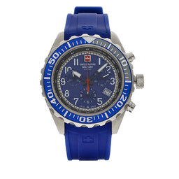 Swiss Alpine Military Zegarek Swiss Alpine Military 7076.9835 Blue/Silver/Blue