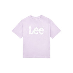 Lee Lee Majica Overdye LEG5080 Vijolična Regular Fit