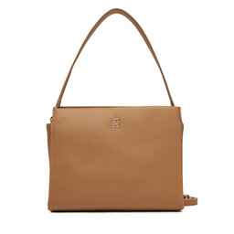 Tommy Hilfiger Torebka Tommy Hilfiger Th Legacy Med Satchel AW0AW17173 Brązowy