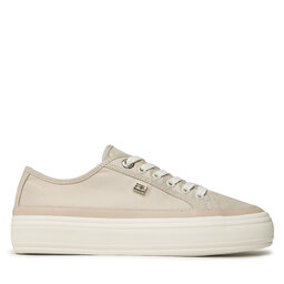 

Кросівки Tommy Hilfiger Essential Vulc Canvas Sneaker FW0FW07459 Light Sandalwood RBS, Бежевий