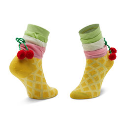 

Високі дитячі шкарпетки Happy Socks KICE01-2200 Жовтий