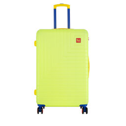 Semi Line Μεγάλη Βαλίτσα Semi Line T5939-3 Πράσινο