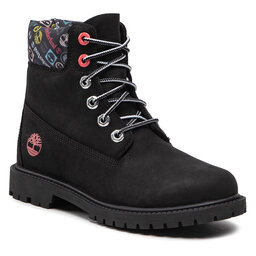 Timberland Schnürstiefeletten Timberland 6in Hert Bt Cupsole-W TB0A5M24001 Black Nubuck