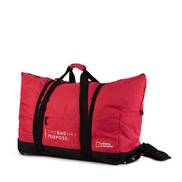 National Geographic Valiză mare din material National Geographic Pathway N10444.35 Red