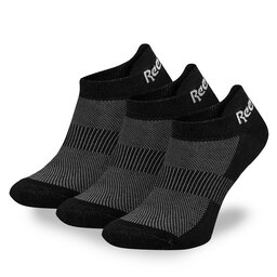 Reebok Sada 3 párů nízkých ponožek unisex Reebok R0356P-SS24 (3-pack) Černá