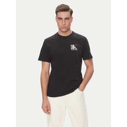 Calvin Klein Calvin Klein Majica Abstract Graphic LV04RC853G Črna Regular Fit