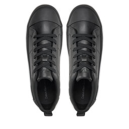 

Снікерcи Calvin Klein Jeans Vulcanized Low Laceup Mix In Uc YM0YM00894 Triple Black 0GT, Чорний